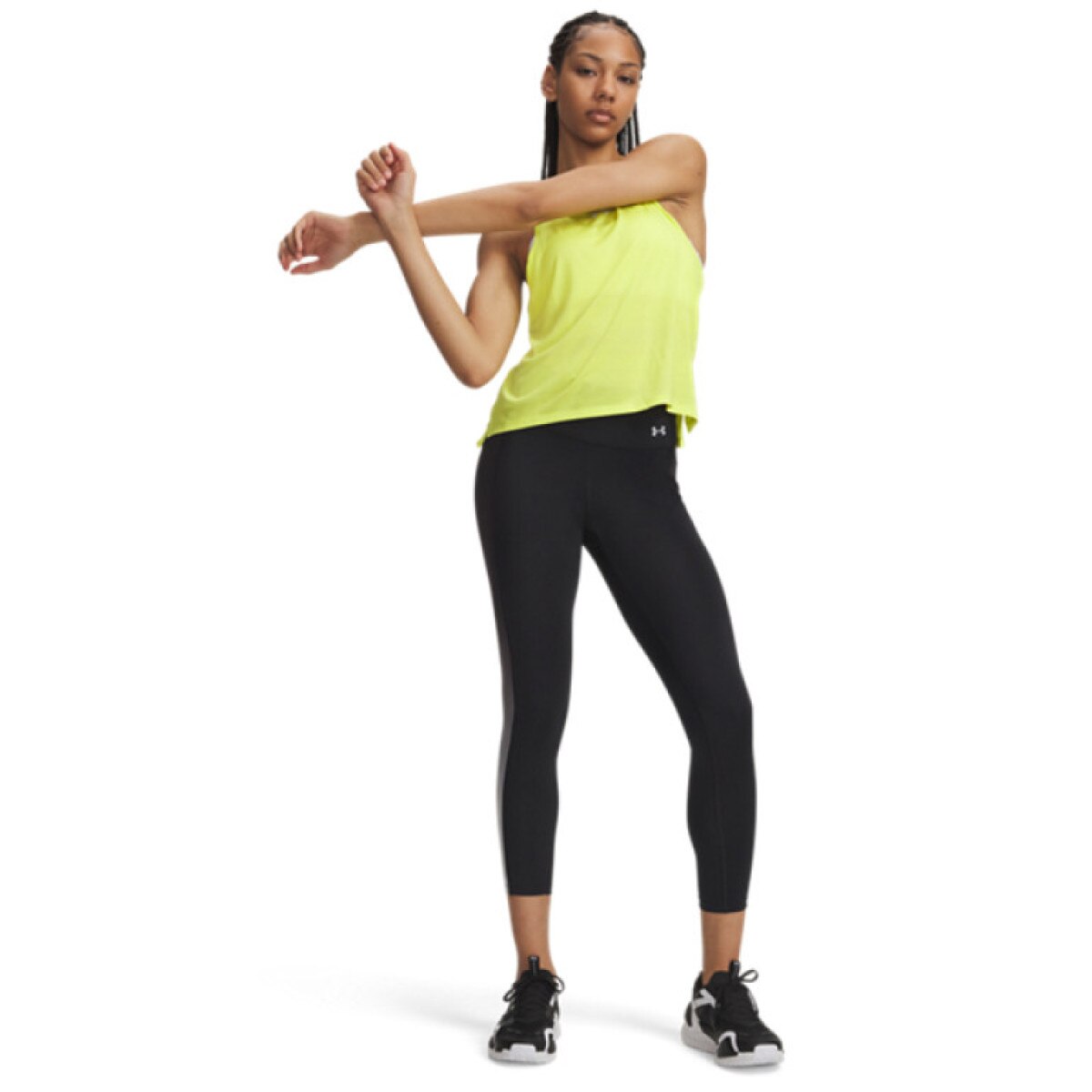 Damskie legginsy do biegania Under Armour UA Velociti Ankle Prt Tights - czarne