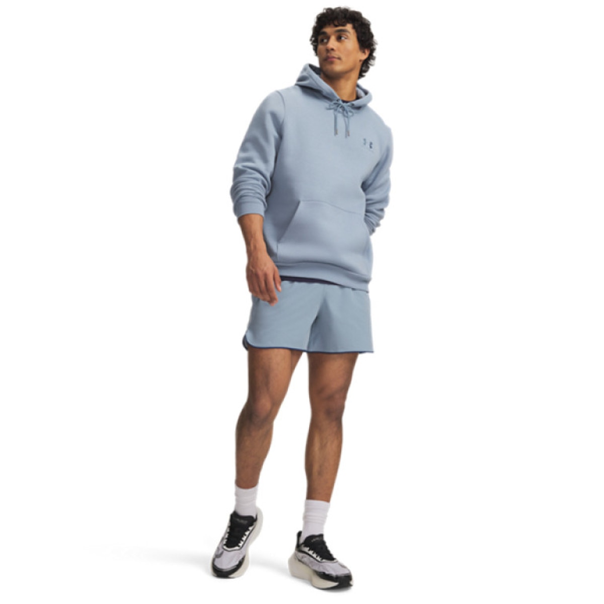 Męskie spodenki do biegania Under Armour UA Velociti Pro Vent 5\"Short - niebieskie