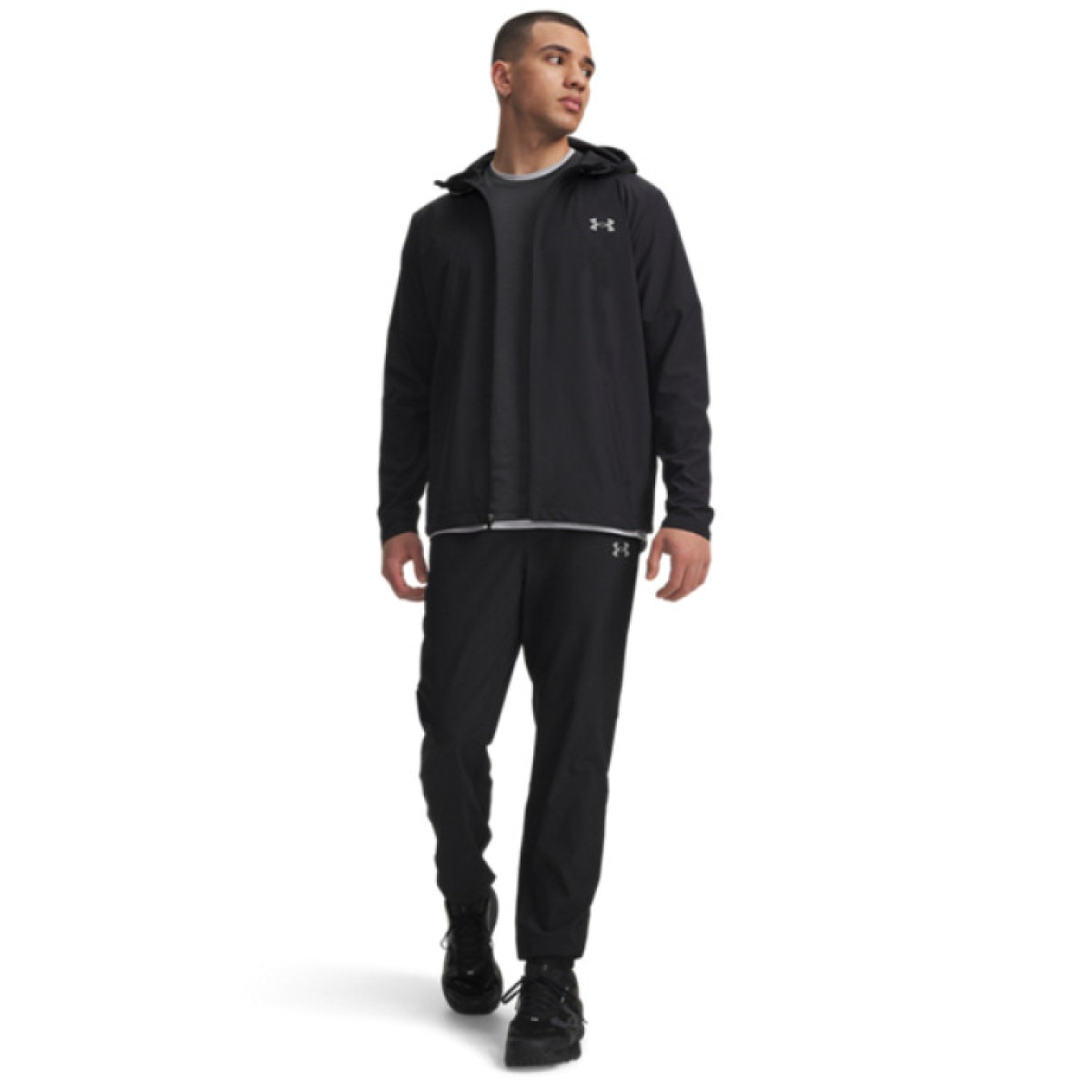 Męskie spodnie treningowe Under Armour UA Tech Utility Woven Pant - czarne