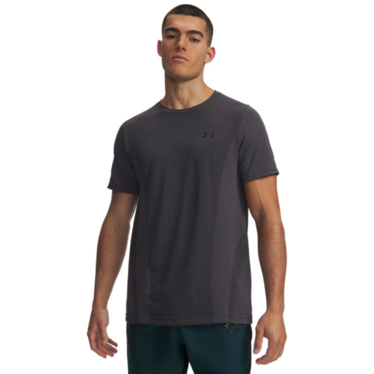 Męska koszulka treningowa Under Armour UA Vanish Seamless SS - szara