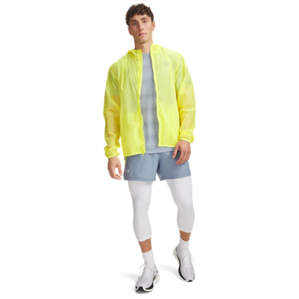 Męskie spodenki do biegania Under Armour UA Launch 5\'\' Short - niebieskie