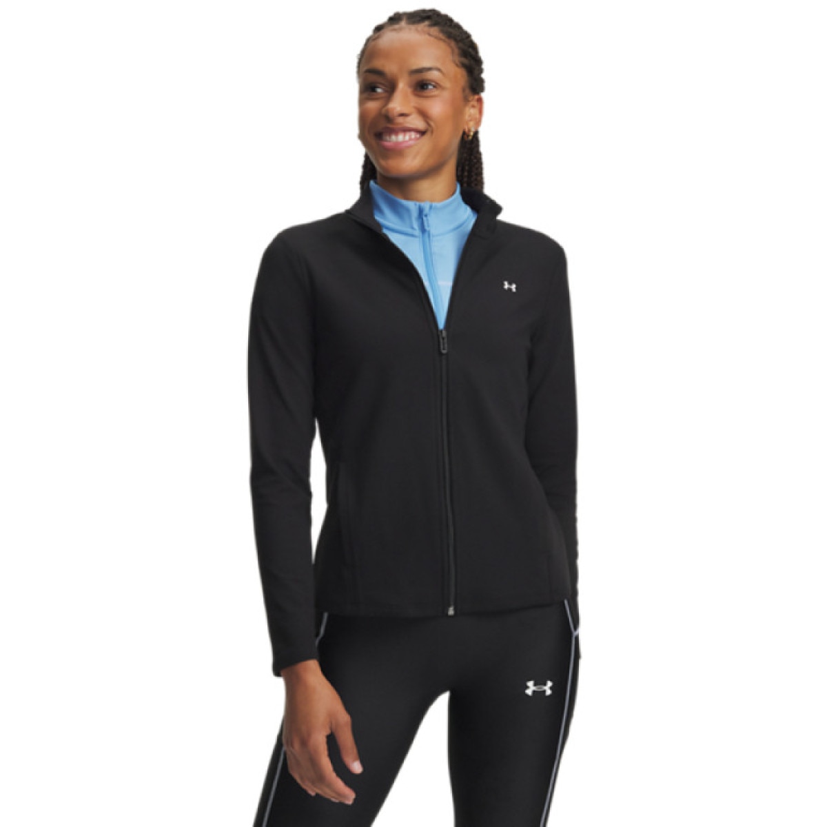 Damska bluza treningowa Under Armour Motion FZ - czarna