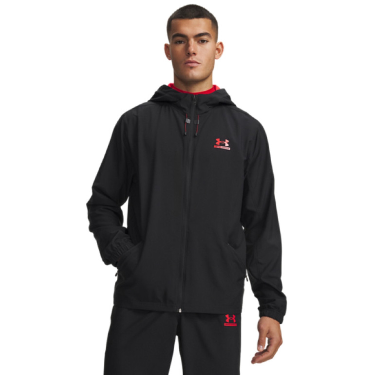 Męska kurtka treningowa Under Armour UA Tech Sport Woven Jacket - czarna