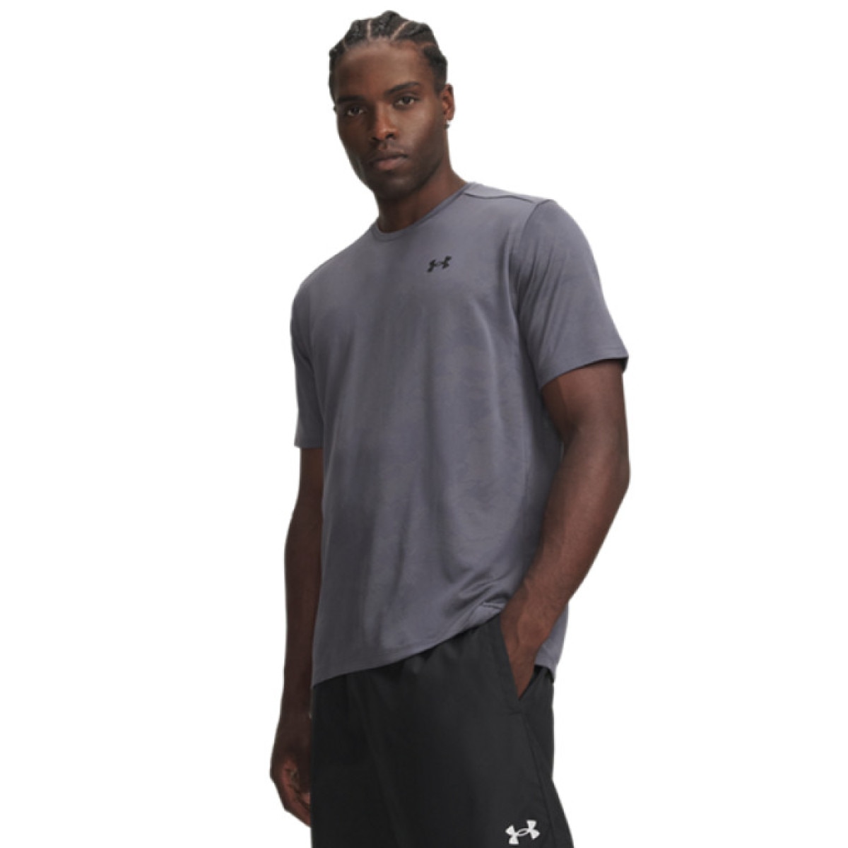 Męska koszulka treningowa Under Armour UA Tech Vent Jcqrd SS - szara