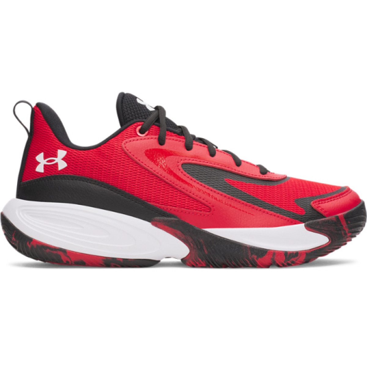 Buty do koszykówki uniseks Under Armour UA Lockdown 8 - czerwone