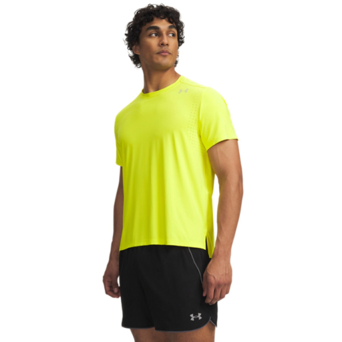 Męski t-shirt do biegania Under Armour UA Velociti Pro Shortsleeve - żółty