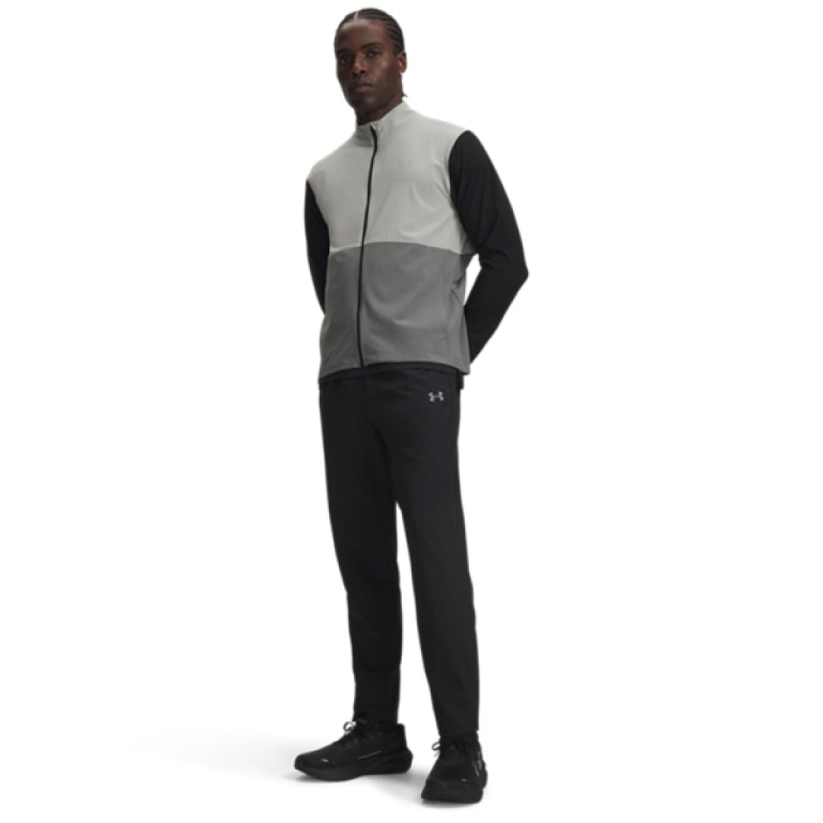 Męskie spodnie do biegania Under Armour UA Velociti Storm - czarne