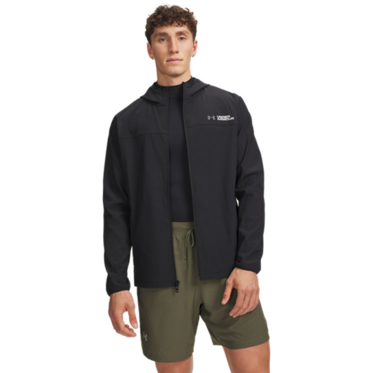 Męska kurtka do biegania Under Armour UA Velociti Storm Jacket - czarne