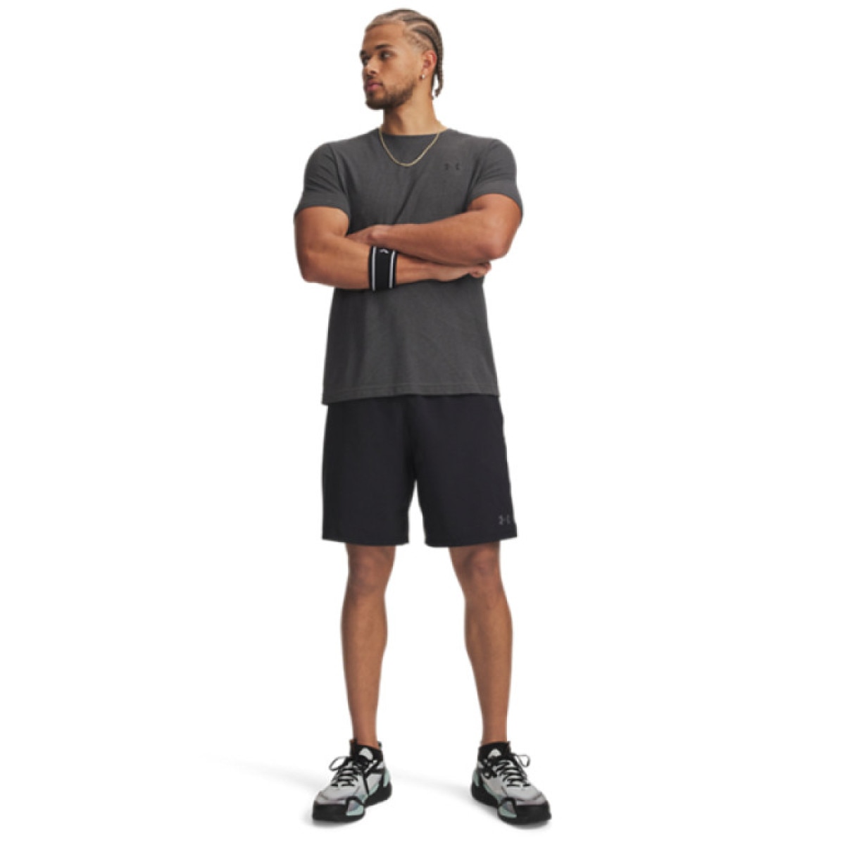 Męskie spodenki treningowe Under Armour UA Vanish Wven 2.0 8in Short - czarne