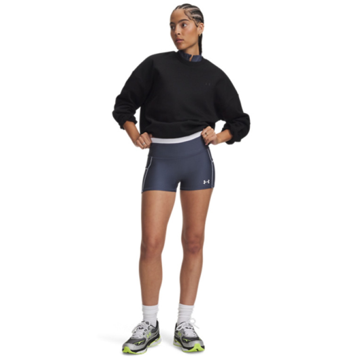Damskie spodenki treningowe Under Armour HeatGear - granatowe