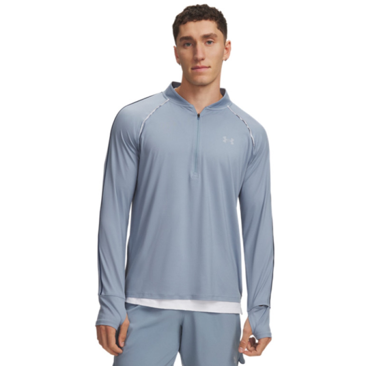 Męska bluza do biegania Under Armour UA Velociti Half Zip - niebieska