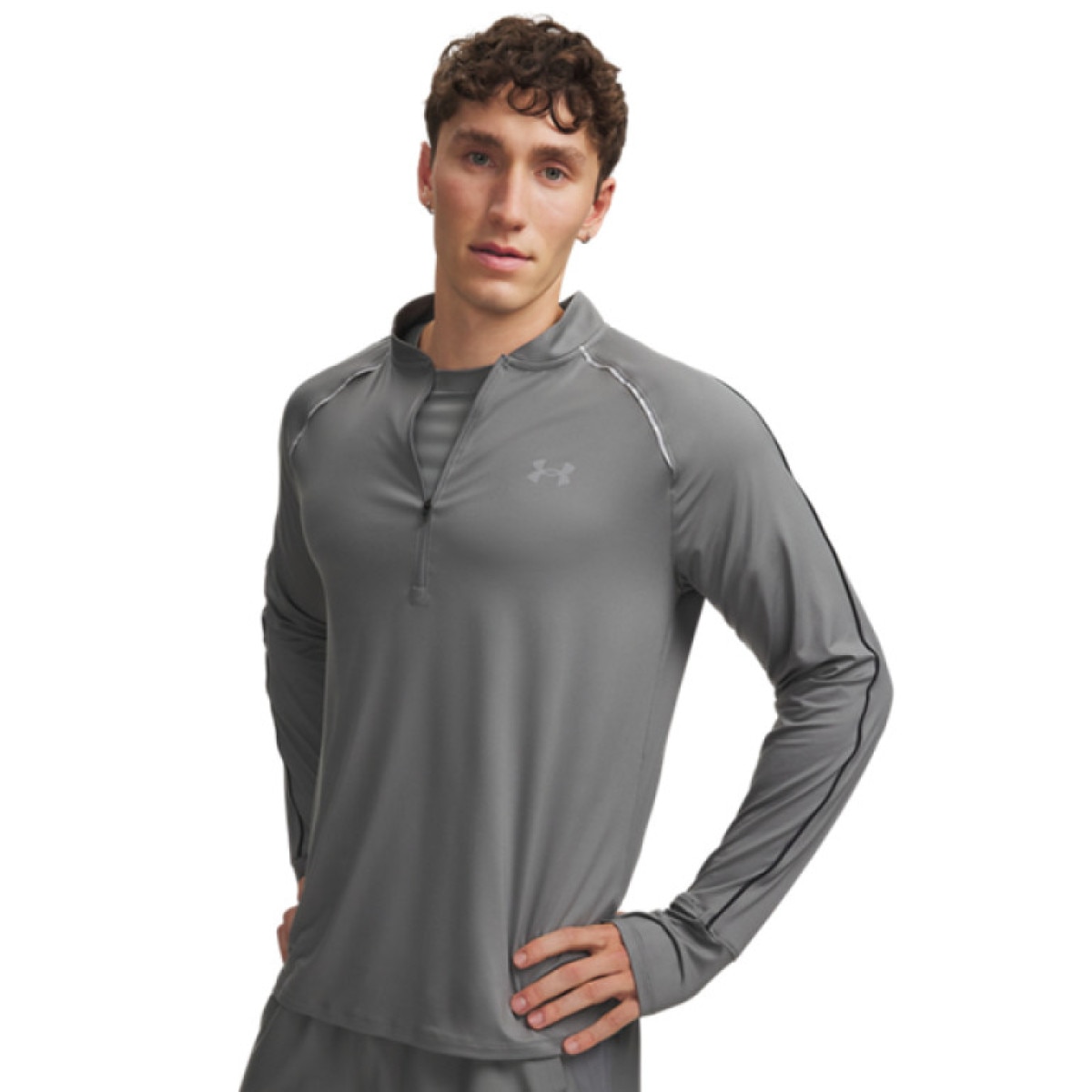 Męska bluza do biegania Under Armour UA Velociti - khaki