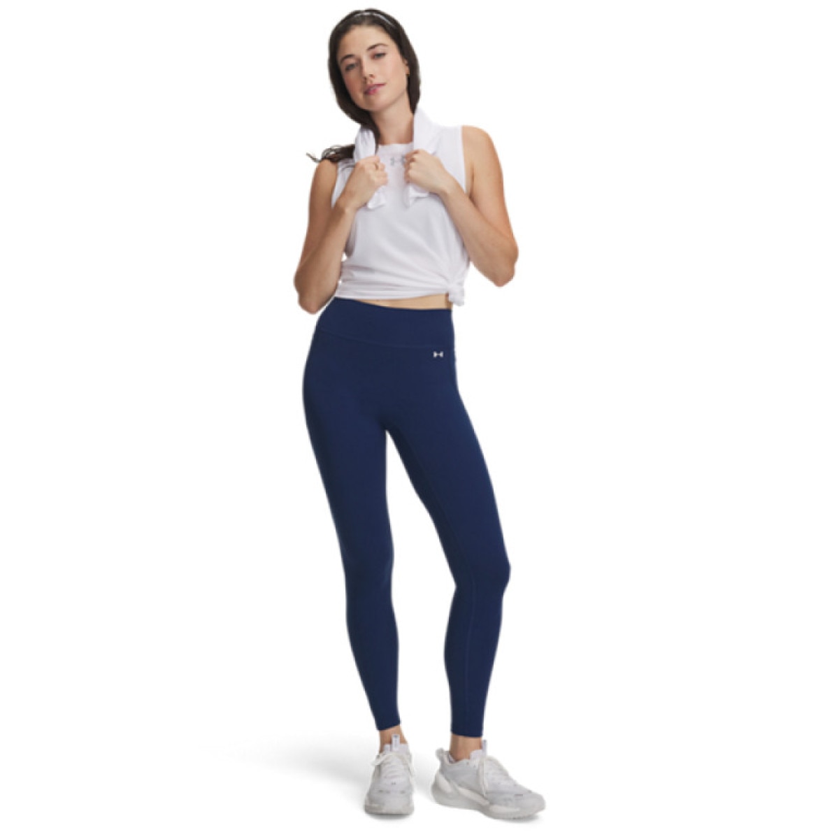Damskie legginsy treningowe Under Armour Motion Legging - granatowe