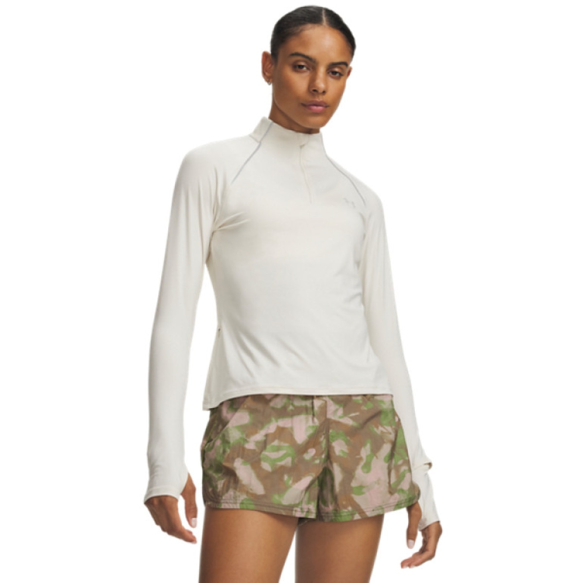 Damska bluza do biegania Under Armour UA Velociti Half Zip - kremowa