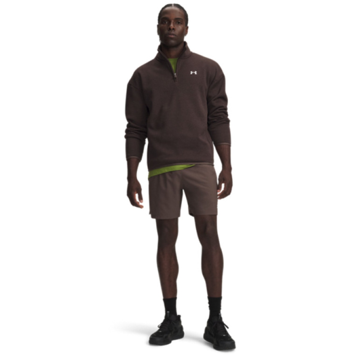 Męskie spodenki treningowe Under Armour UA Vanish Wven Short 2.0 6in - brązowe