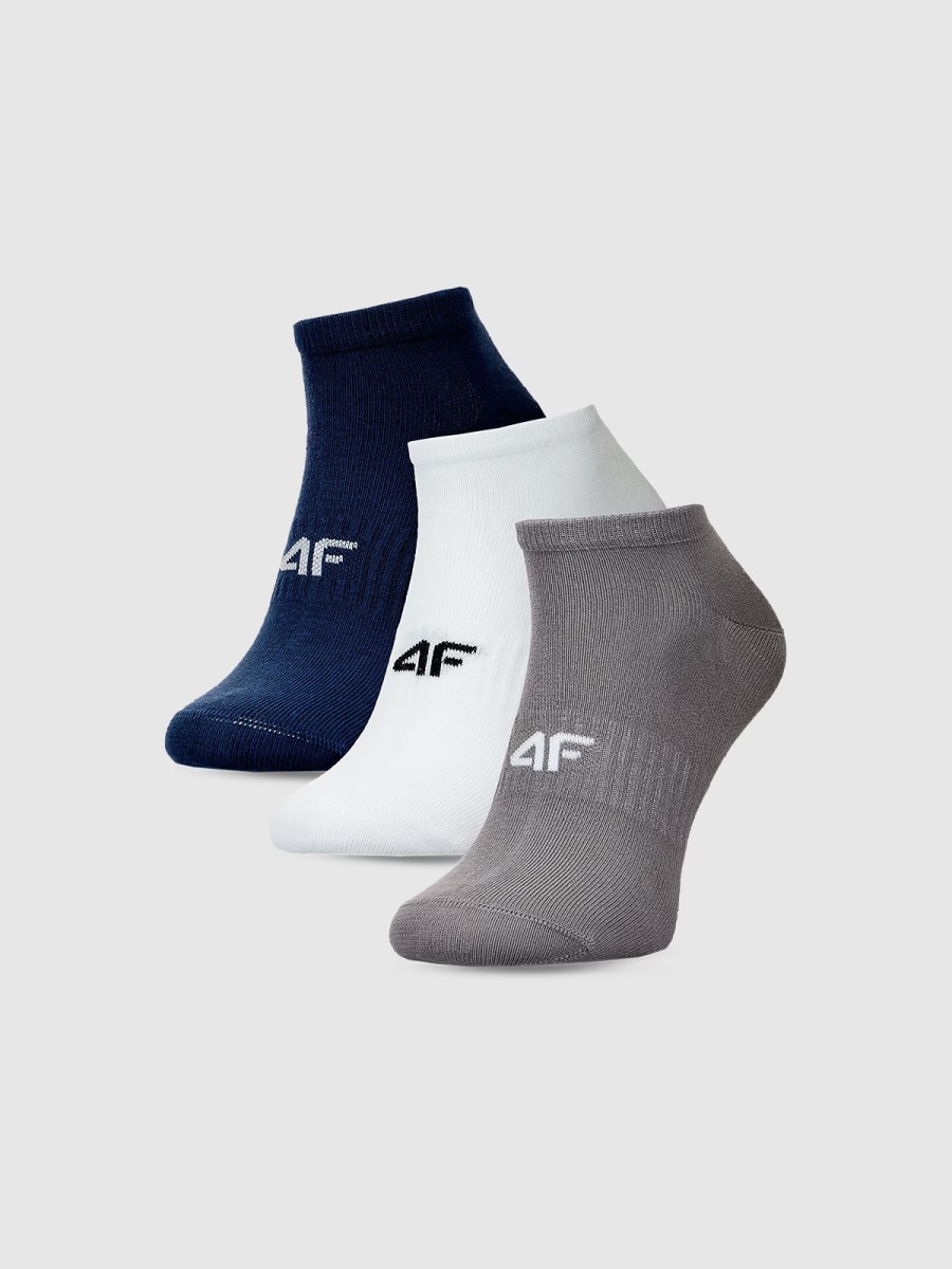Męskie skarpetki (3-pack) 4F 4FWMM00USOCM442 - multikolor