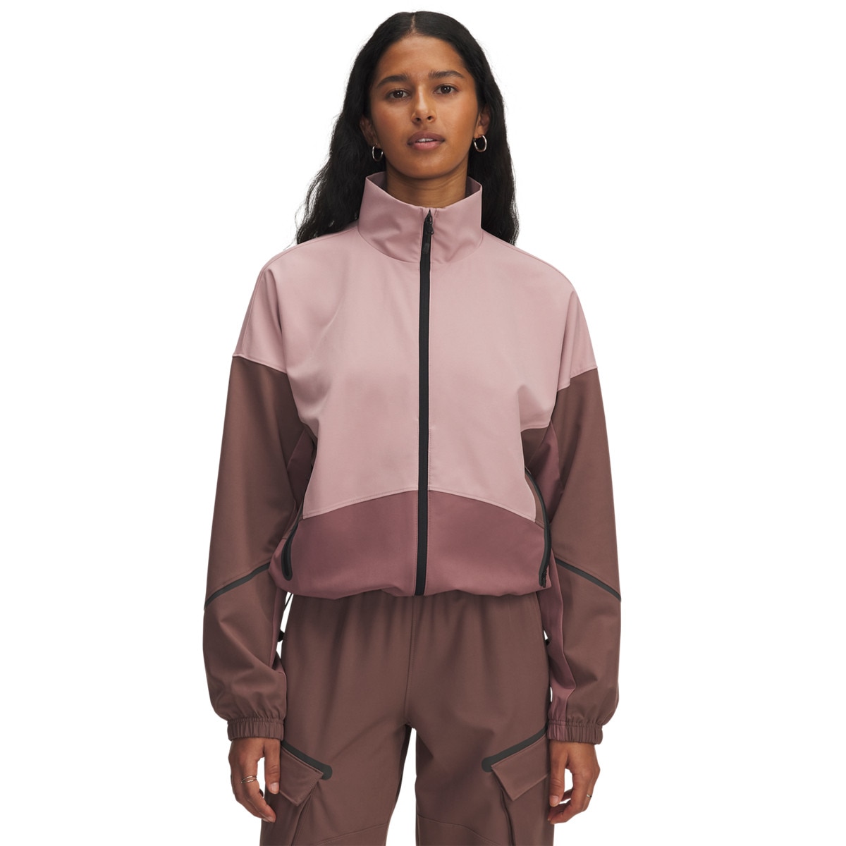 Damska kurtka treningowa Under Armour UA Unstoppable Jacket - różowa