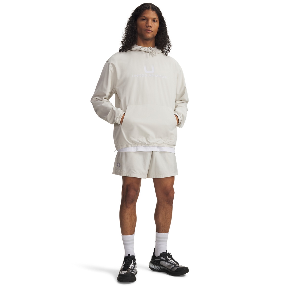 Męskie spodenki  Under Armour UA Essential Volley Short - białe