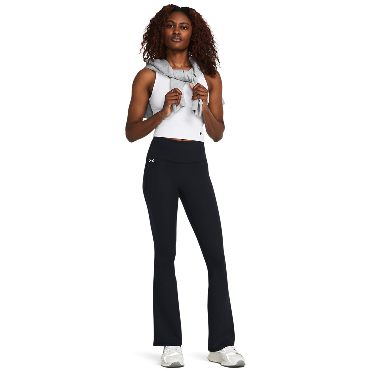 Damskie legginsy treningowe Under Armour Motion Flare Pant - czarne