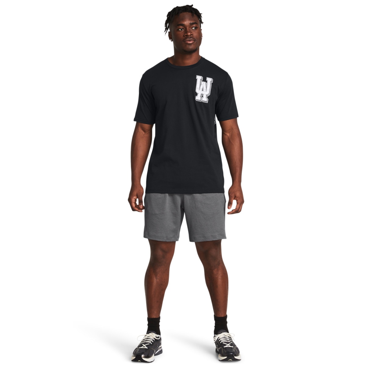 Męskie spodenki treningowe Under Armour UA Journey Rib Shorts - szare