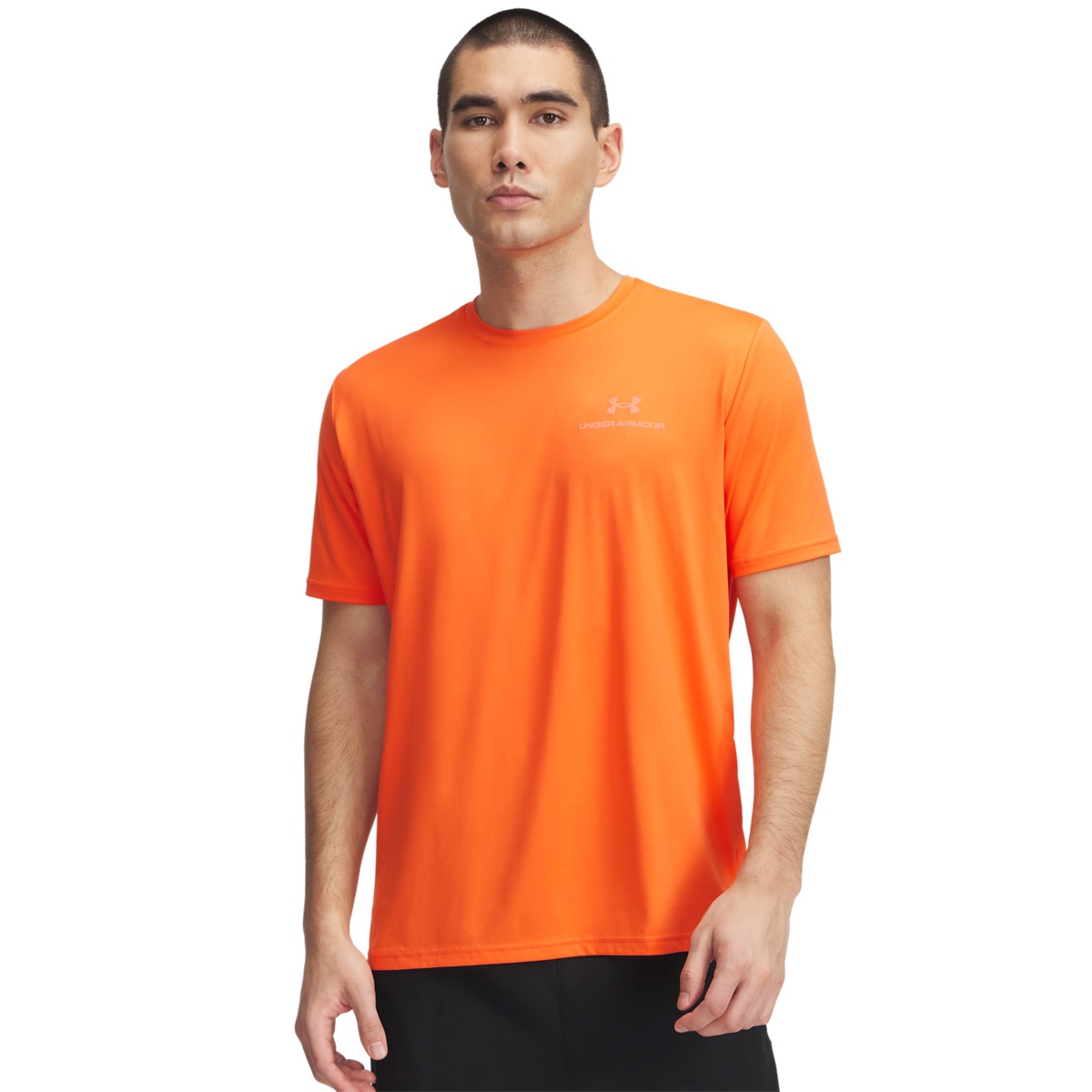 Męska koszulka treningowa Under Armour Vanish Energy SS - pomarańczowa