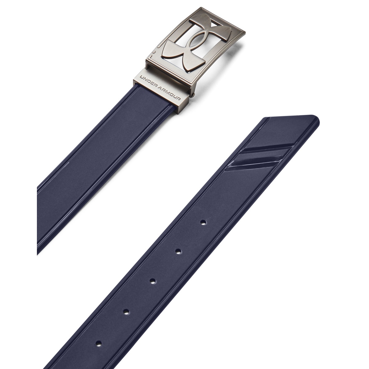 Męski pasek Under Armour M Driver Silicone Belt - granatowy