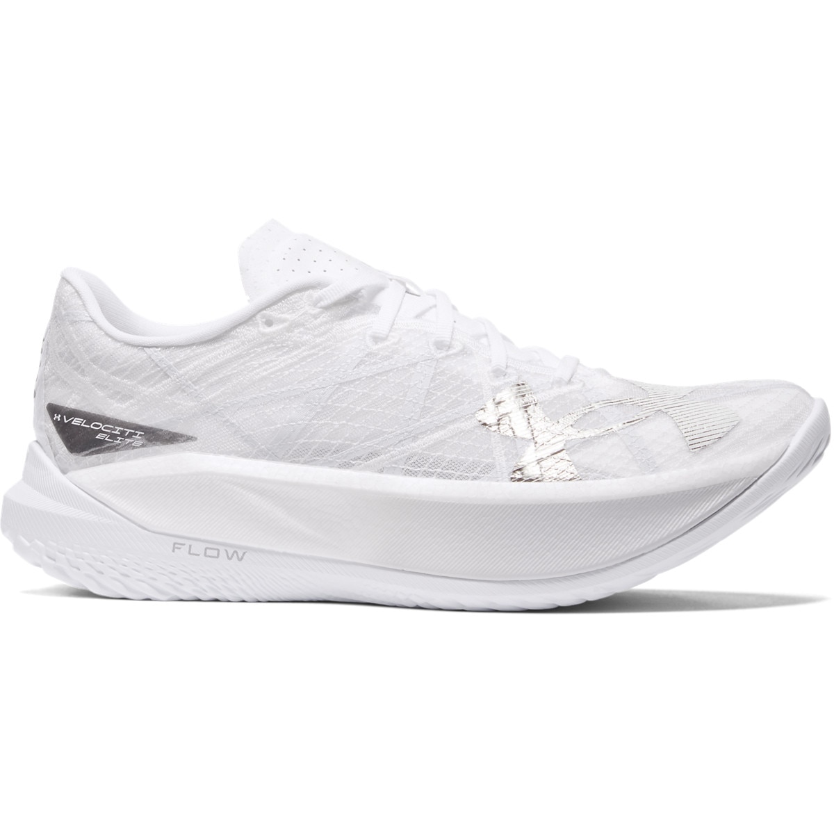 Buty do biegania uniseks Under Armour UA U Velociti Elite 2 - białe