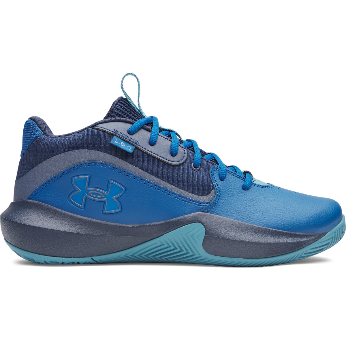 Buty do koszykówki uniseks Under Armour UA Lockdown 7 - niebieskie