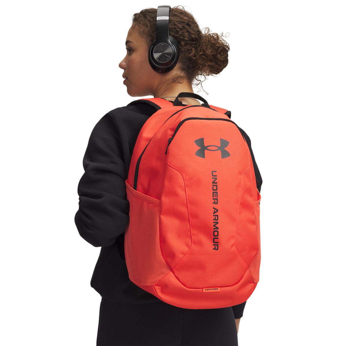 Plecak uniseks 26,5 l UA Hustle Lite Backpack - pomarańczowy