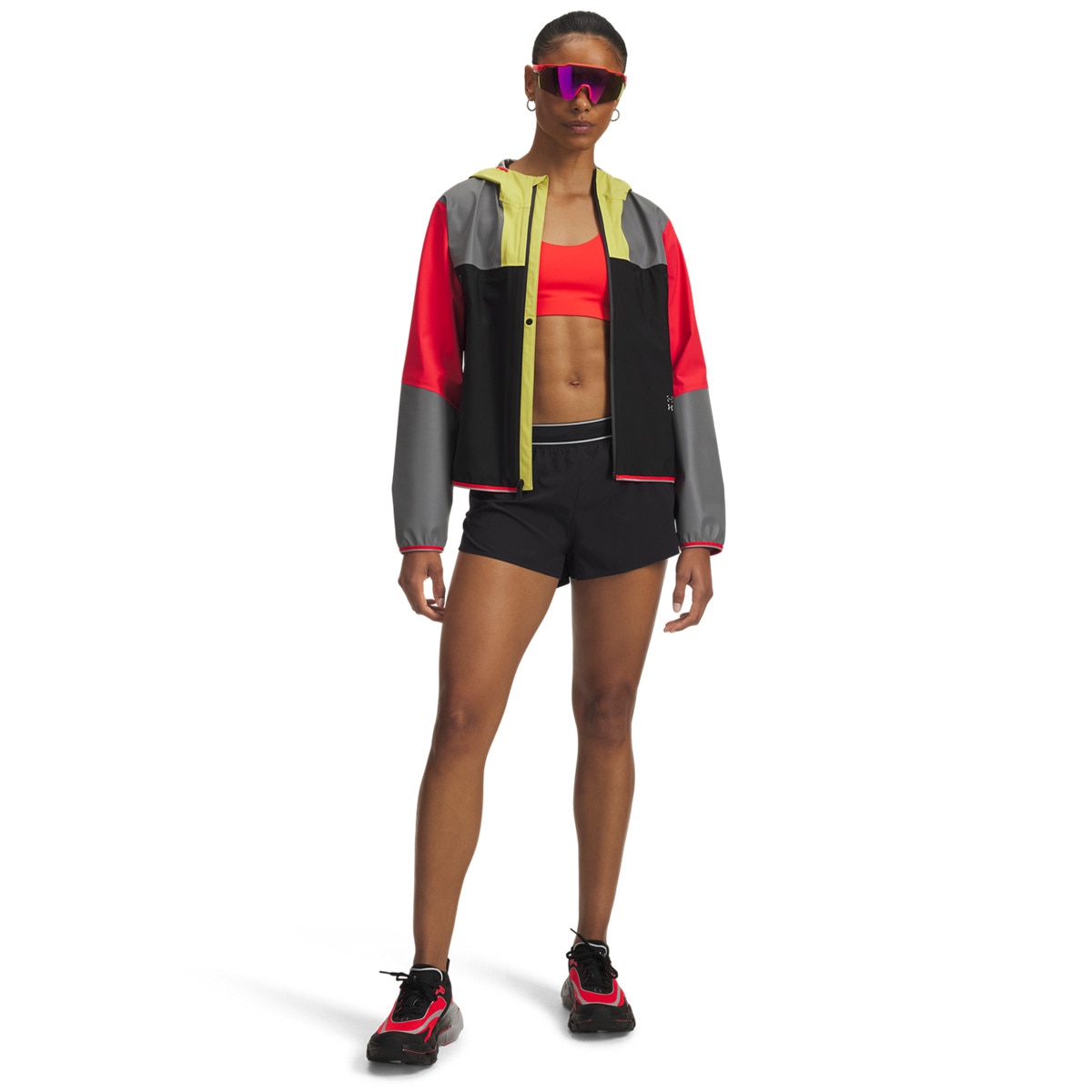 Damskie spodenki do biegania Under Armour UA Halo Run Shorts - czarne