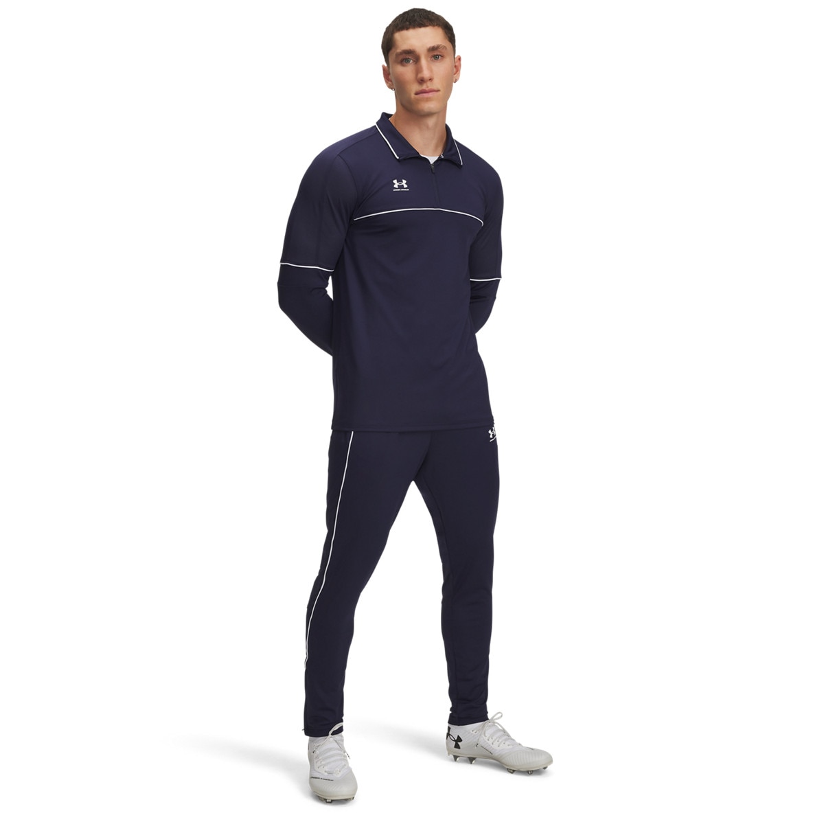 Męskie spodnie treningowe Under Armour UA M Challenger Training Pnt - granatowe