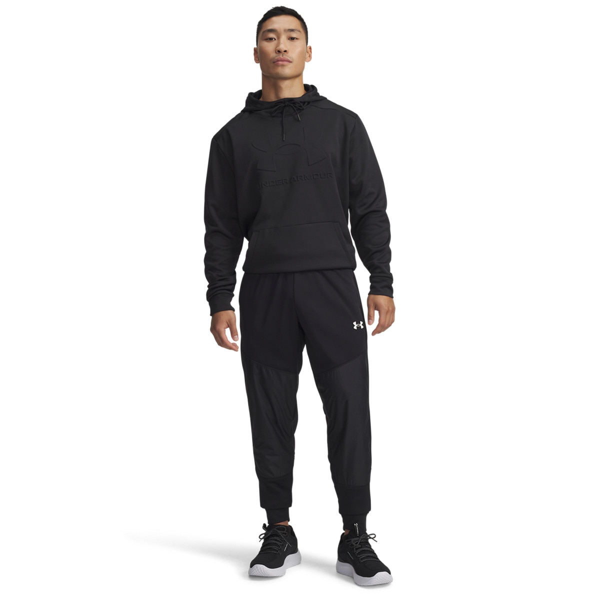 Męskie spodnie dresowe Under Armour Armour Fleece Pro Utility - czarne
