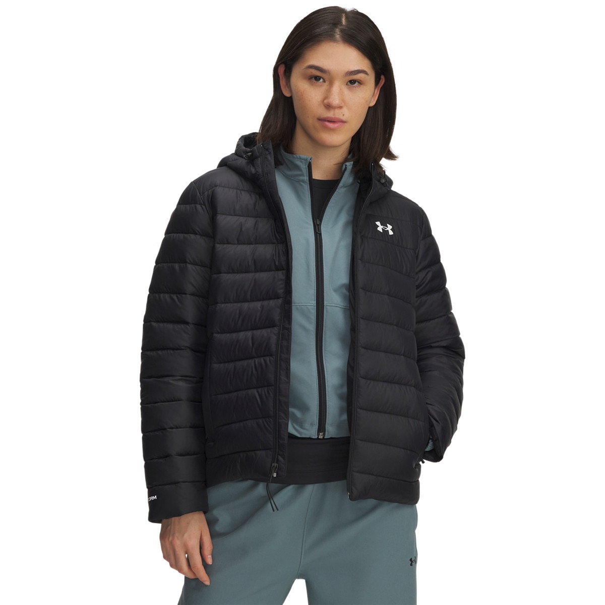 Damska kurtka puchowa pikowana Under Armour UA Sportswear Insulate Jkt - czarna