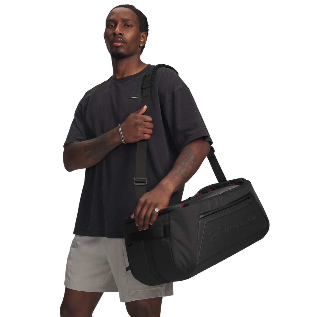 Torba treningowa uniseks 51 l Under Armour No Weigh Backpack Duffle - czarna