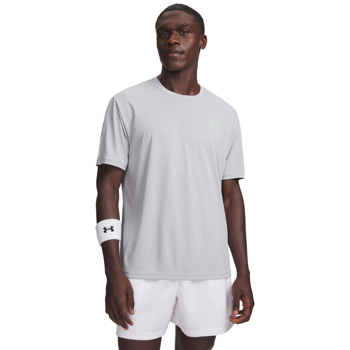 Męska koszulka treningowa Under Armour UA Tech Taping SS - szara