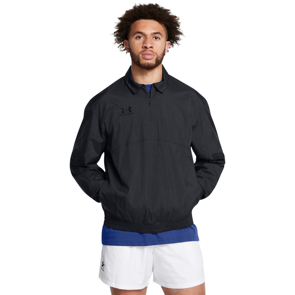 Męska bluza treningowa Under Armour UA M's 96 Terrace Drill Top - czarna