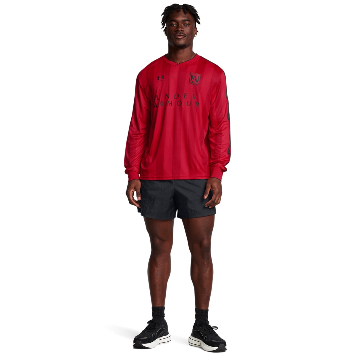 Męskie spodenki treningowe Under Armour UA M's 96 Terrace Wvn Shorts - czarne