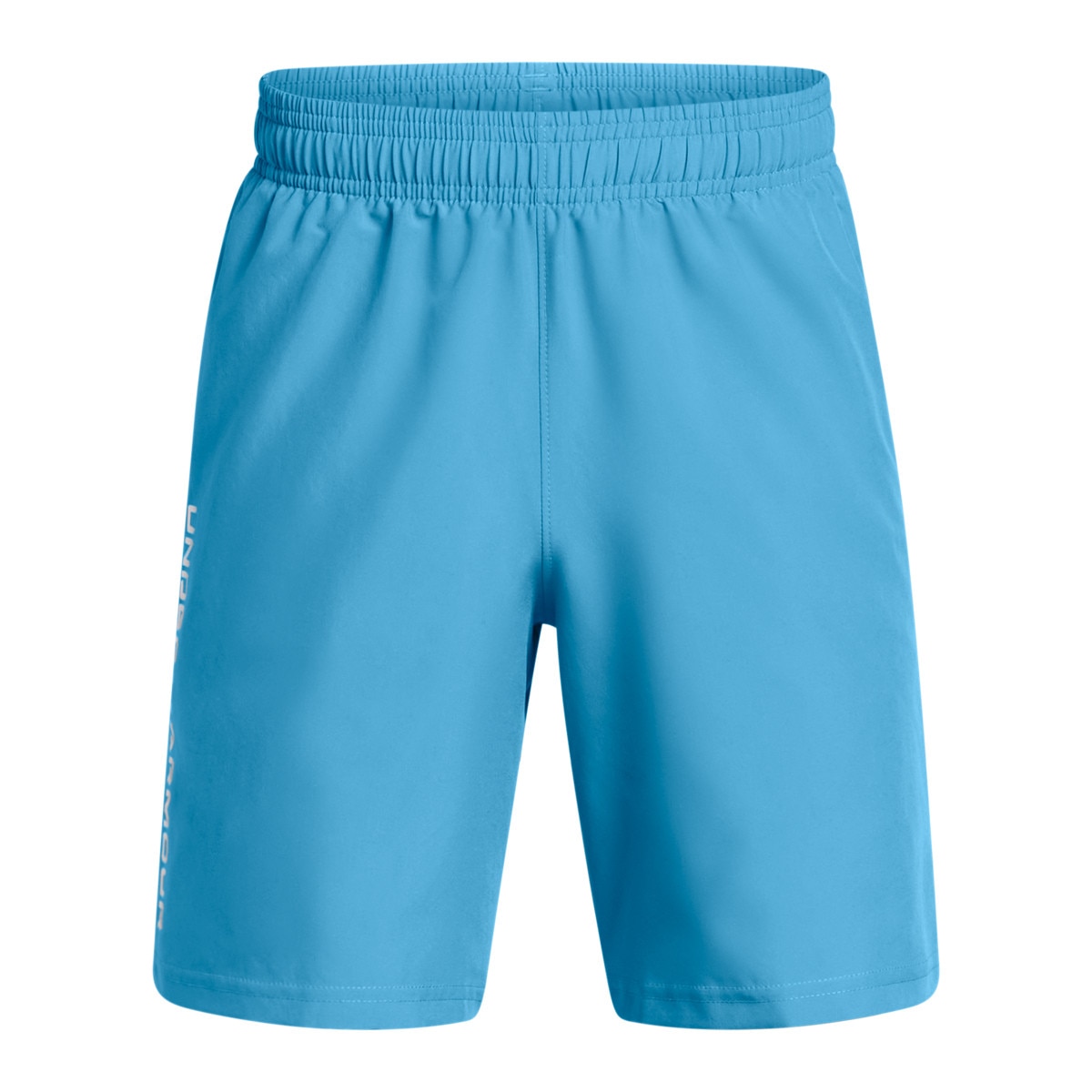 Chłopięce spodenki treningowe Under Armour UA Tech Woven Wordmark Short - granatowe