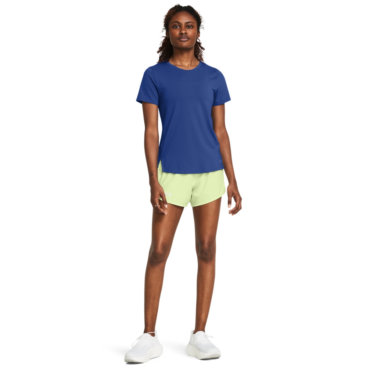 Damskie spodenki do biegania Under Armour UA Fly By 3'' Shorts - zielone