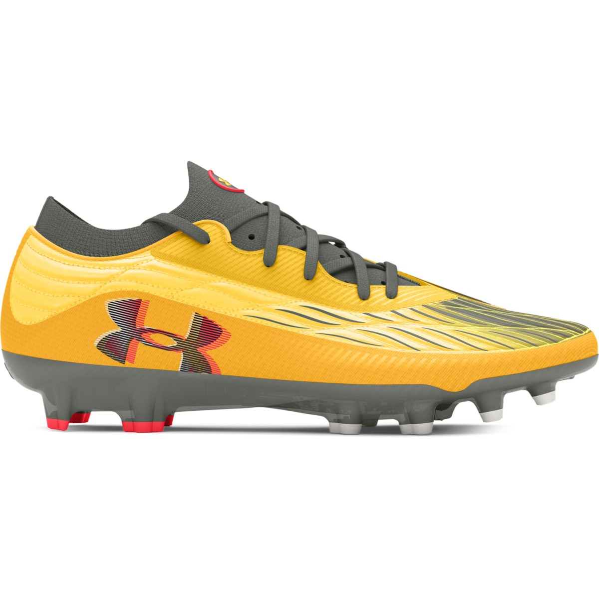 Męskie buty piłkarskie korki lanki Under Armour UA Magnetico Elite 4 Fg - żółte