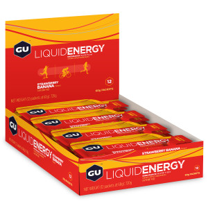 Gu Liquid Energy Strawberry Banana Karton (12 x 60g) Ernährung Unisex