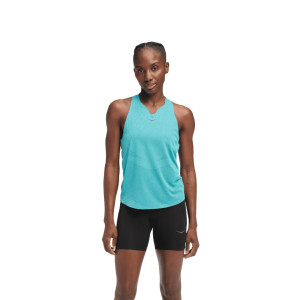 Hoka Race Day Singlet Bekleidung Damen blau