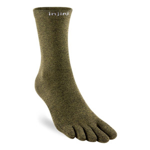 Injinji Liner Crew Bekleidung Unisex grün