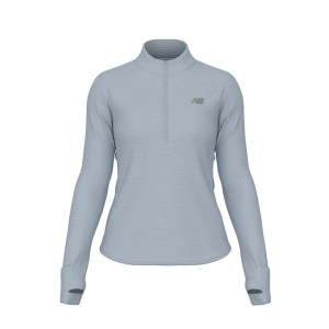 New Balance Athletics Heat Grid 1/2 Zip Bekleidung Damen blau
