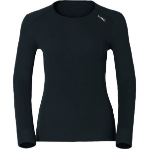 Odlo BL Top Crew Neck Longsleeve Bekleidung Damen schwarz