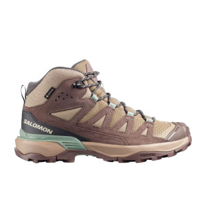 Salomon X Ultra 360 Leather Mid GTX Schuhe Damen beige 43.3
