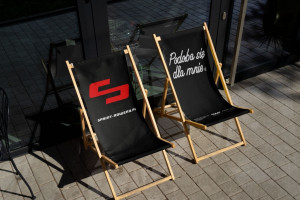Leżak RWR CHILL z nadrukiem