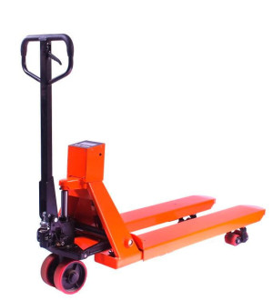 Wózek paletowy ręczny z wagą CBY-CW Udźwig 2,5t dł wideł 1150mm