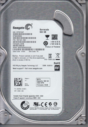 Dysk HDD 3,5" 500GB ST500DM002 Seagate