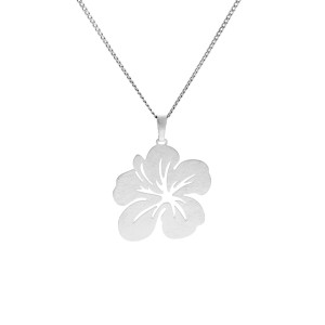 Wisior koniczynka srebro rodowane